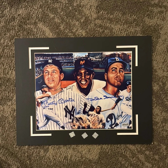 Baseball Legends Signed Artwork - Picture 1 of 1